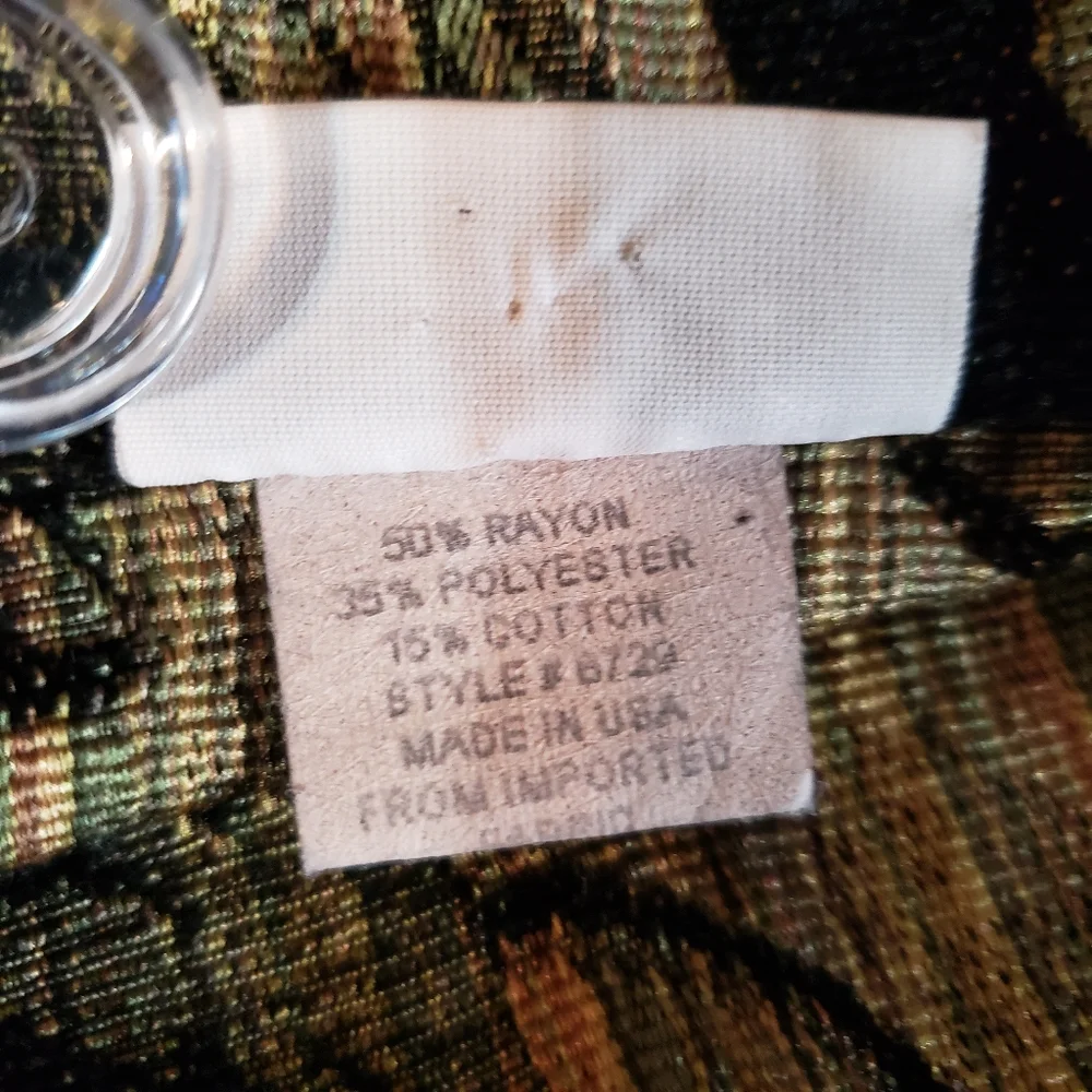 Vintage HabitaT clothes to live in Tapestry Woven Jacquard Coat/Long Blazer - Picture 14 of 16